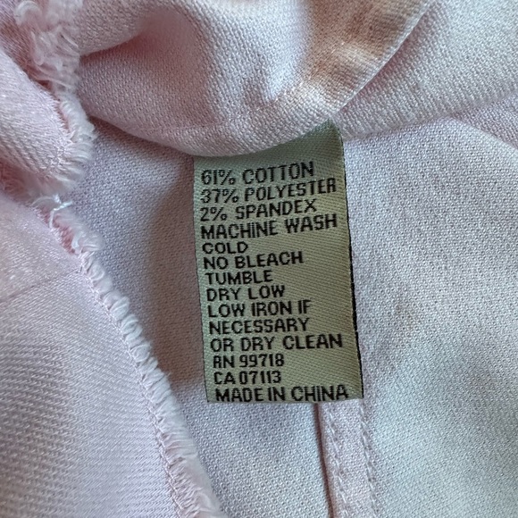 In the Wash Womens Size 6 Pink Jacket - Picture 6 of 6